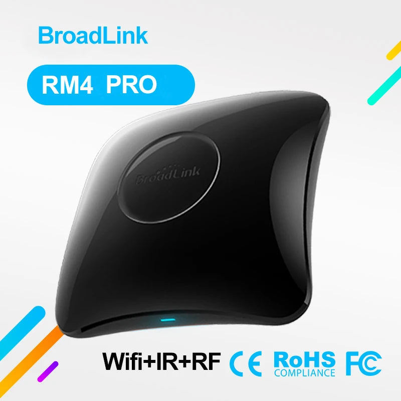 Broadlink RM4 PRO WiFi IR RF Universal Smart Home Remote Control BestCon RM4C Mini IR TV Controller Works with Alexa Google Home