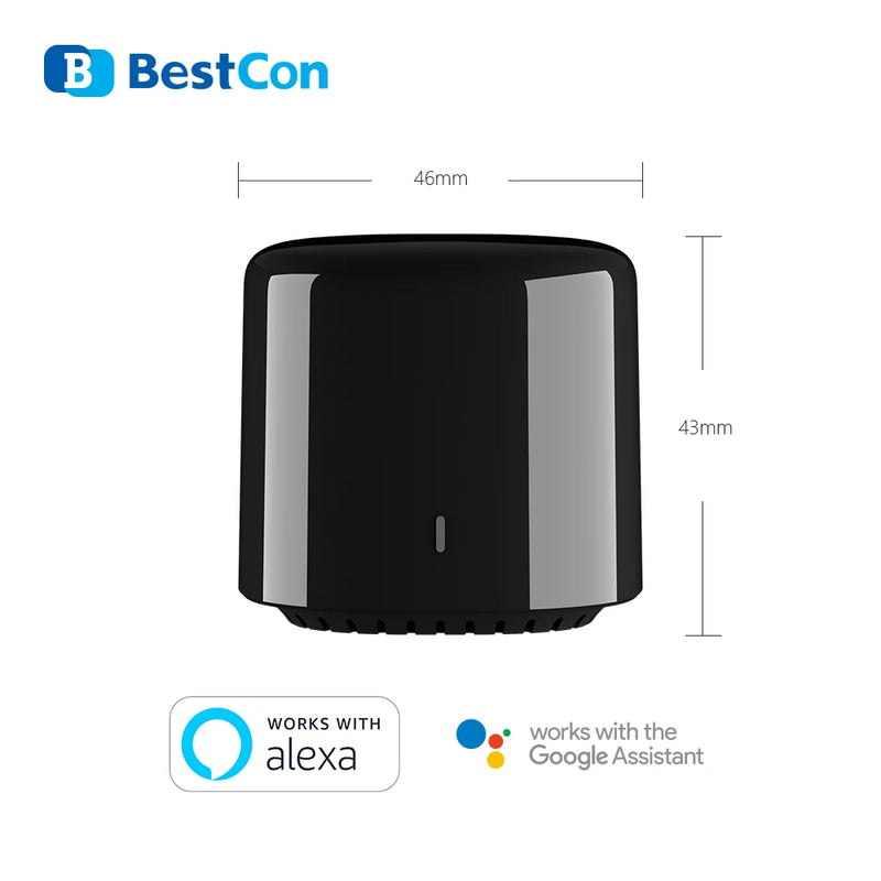 Broadlink RM4 PRO WiFi IR RF Universal Smart Home Remote Control BestCon RM4C Mini IR TV Controller Works with Alexa Google Home