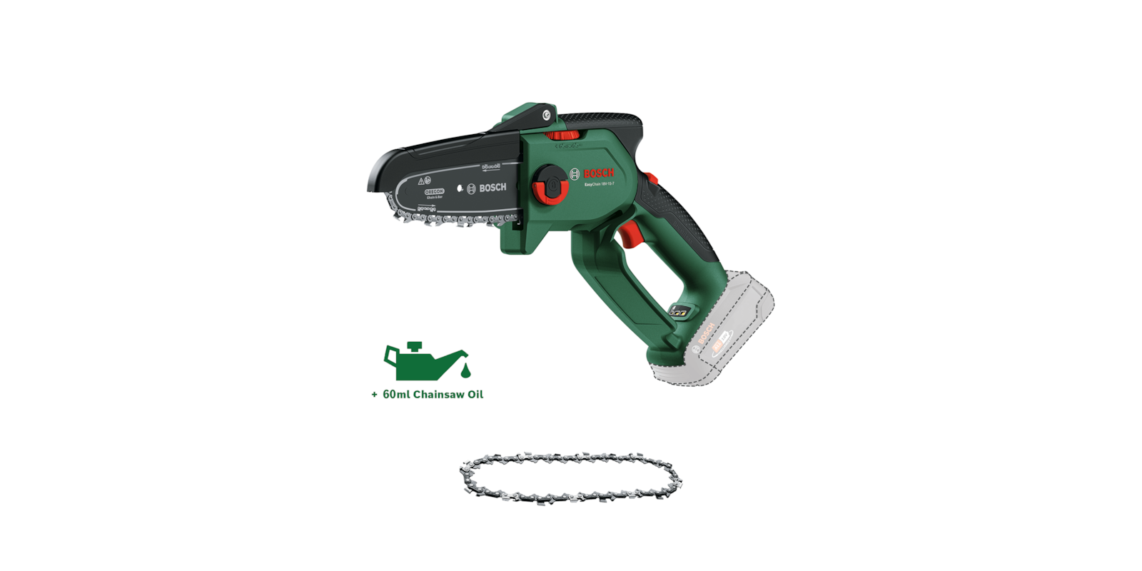 Bosch EasyChain 18V-15-7 cordless pruning saw